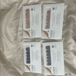 Color Street Neutral and Dark Nail Strips